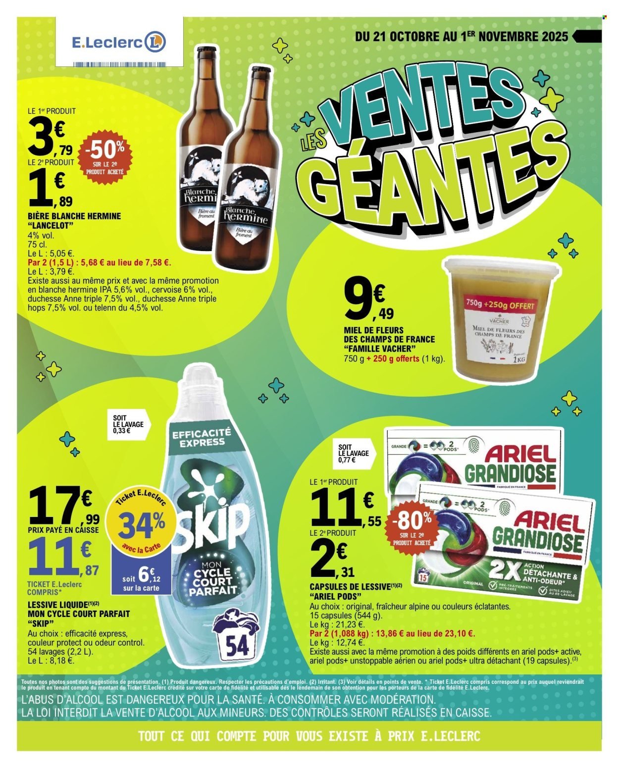 Catalogue E.LECLERC - VENTES GEANTES (2025-10-21 - 2025-11-01)