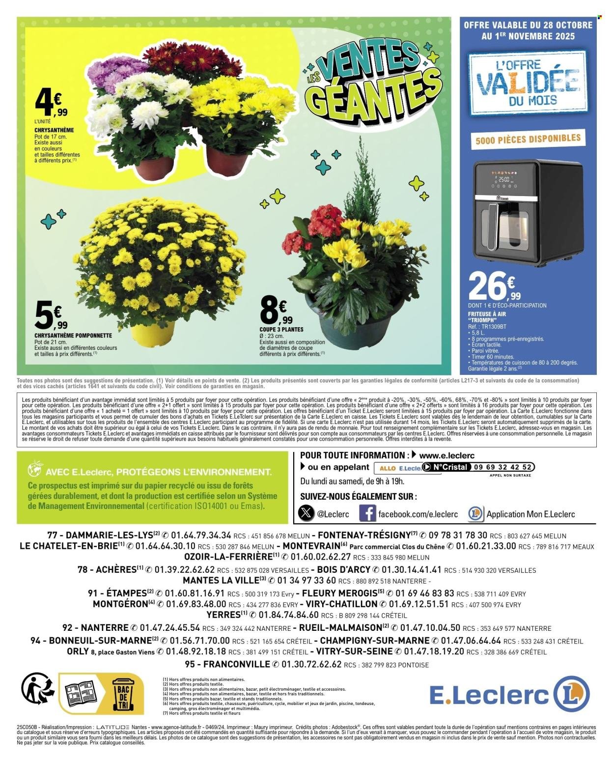 Catalogue E.LECLERC - VENTES GEANTES (2025-10-21 - 2025-11-01)