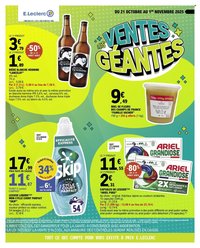 Catalogue E.LECLERC - VENTES GEANTES