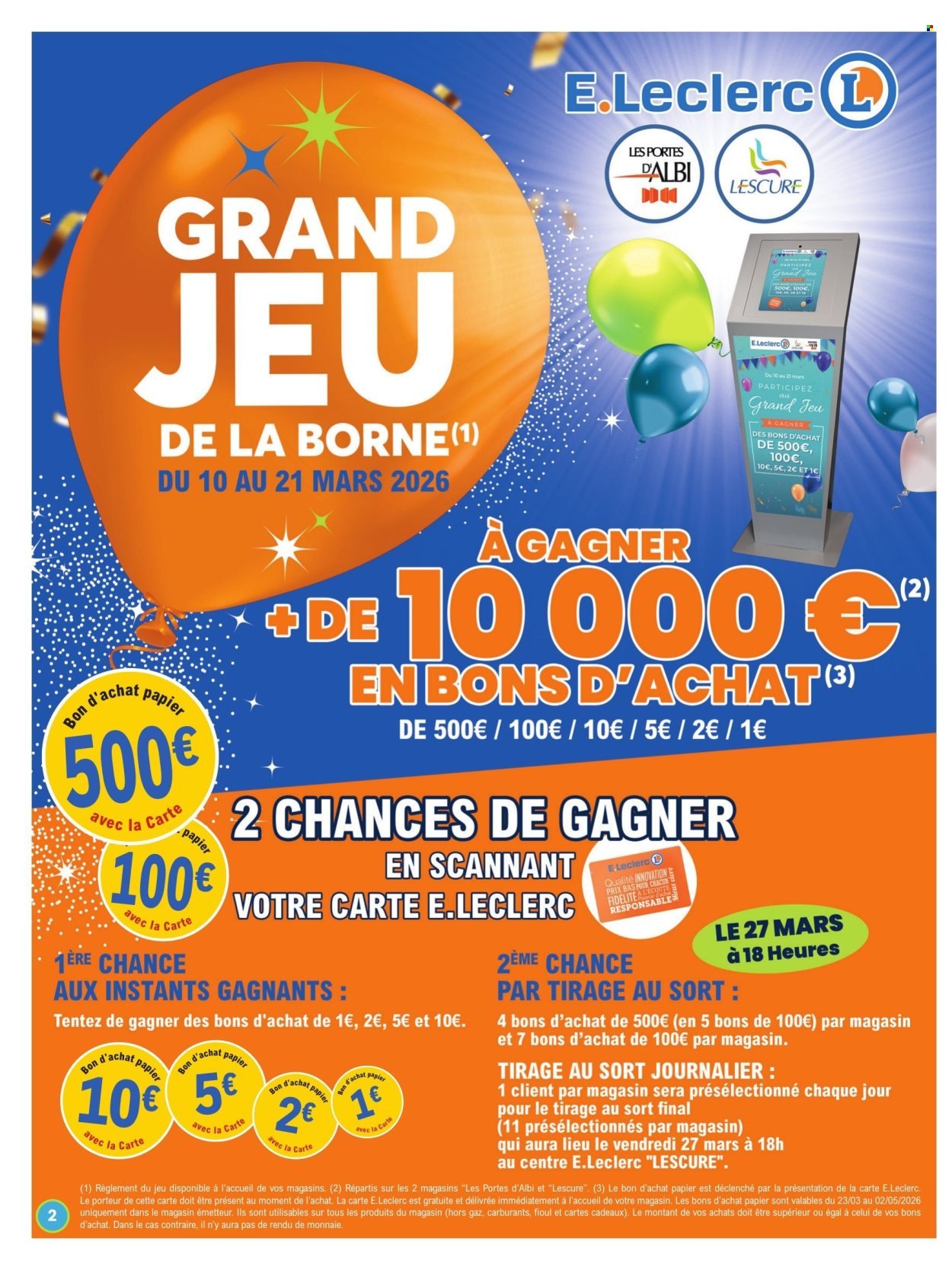 Catalogue E.LECLERC - SADAM ANNIV 2026 (2026-03-10 - 2026-03-14)