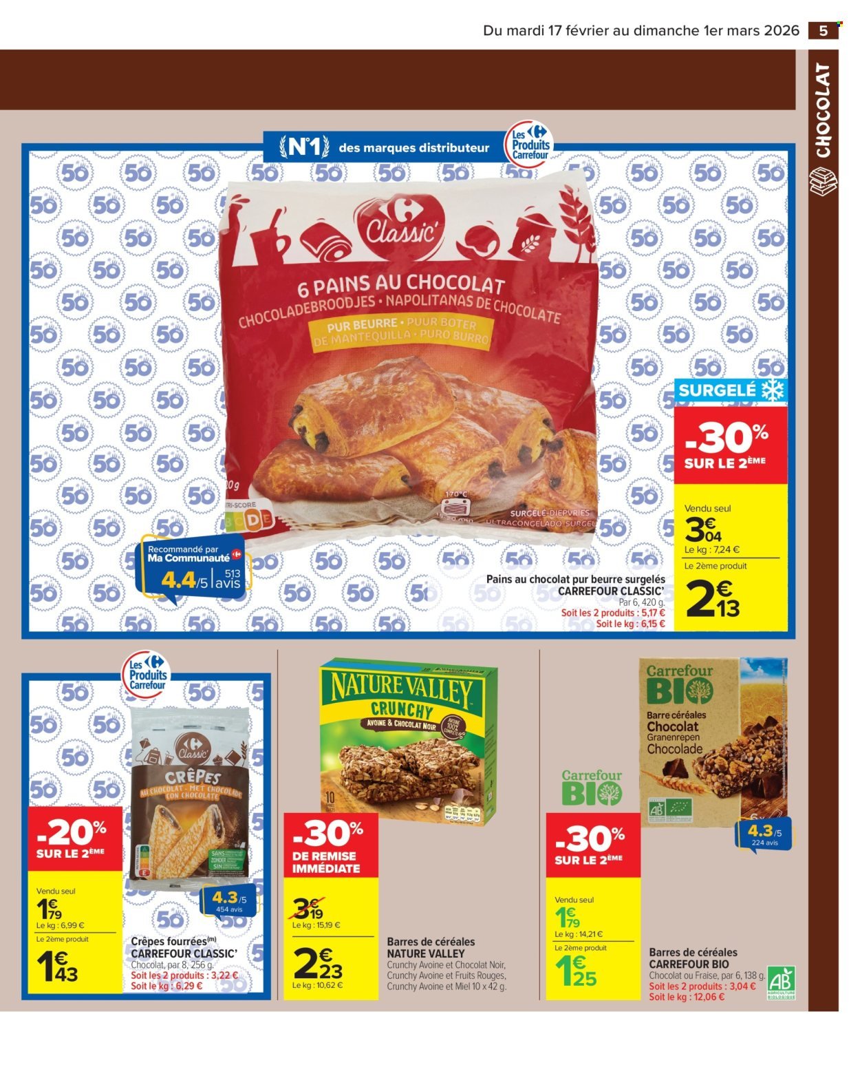 Catalogue CARREFOUR MARKET - CHOCOLAT (2026-02-17 - 2026-03-01)