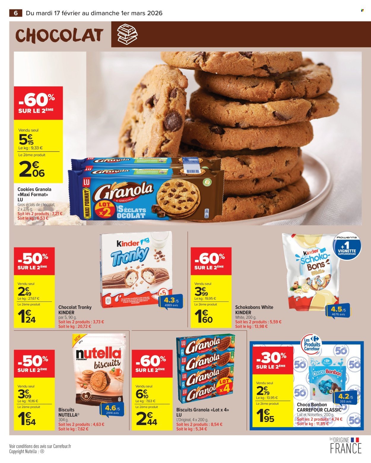 Catalogue CARREFOUR MARKET - CHOCOLAT (2026-02-17 - 2026-03-01)