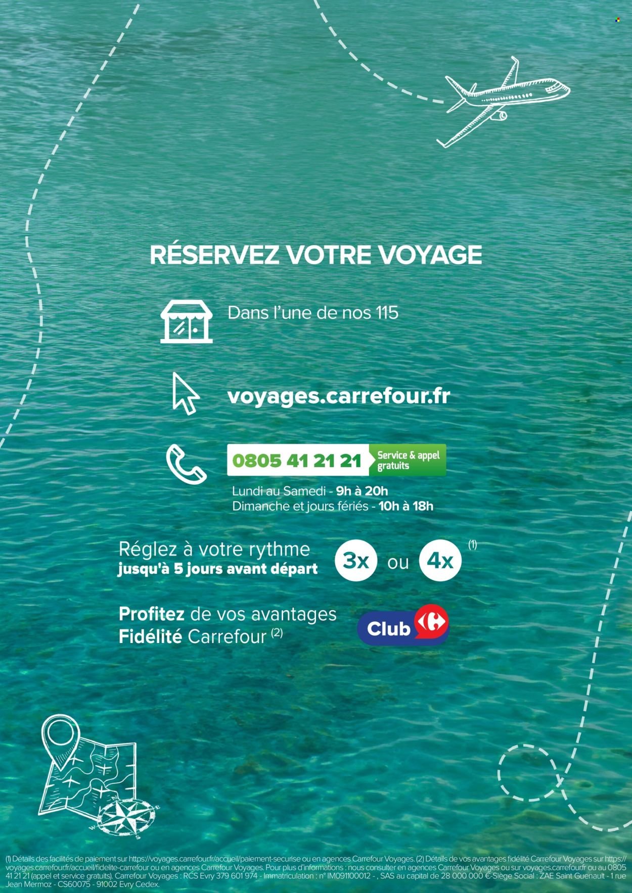 Catalogue CARREFOUR - RESERVEZ TÔT VOS VACANCES D’ETE (2026-01-05 - 2026-01-18)