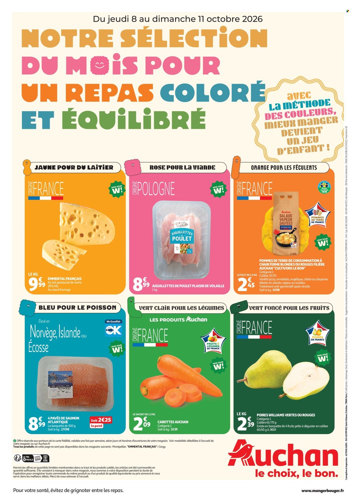 Catalogue AUCHAN - Le choix des couleurs