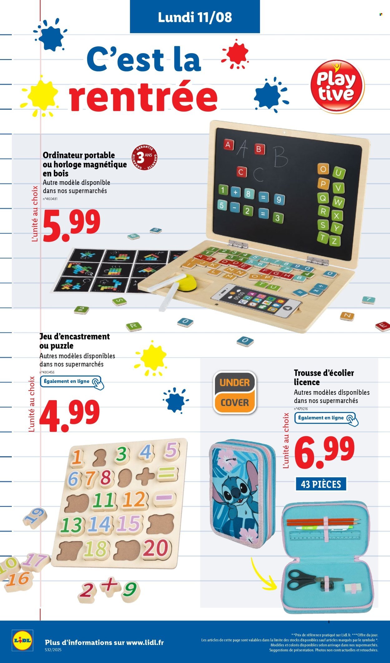 Catalogue LIDL - Les bonnes affaires de la semaine (2025-08-07 - 2025-08-11)