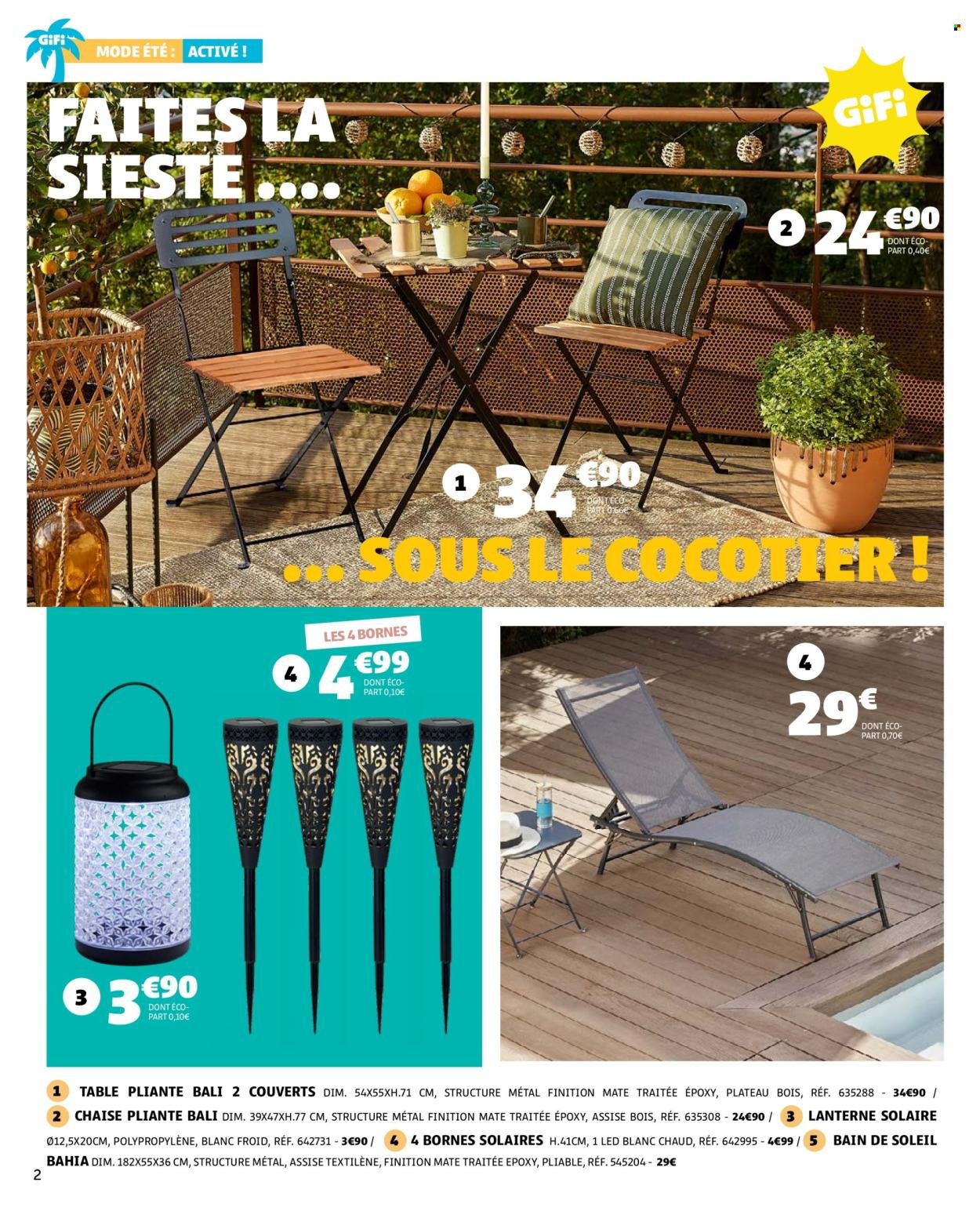 Catalogue GIFI - Mode été : activé ! (2026-05-12 - 2026-05-25)