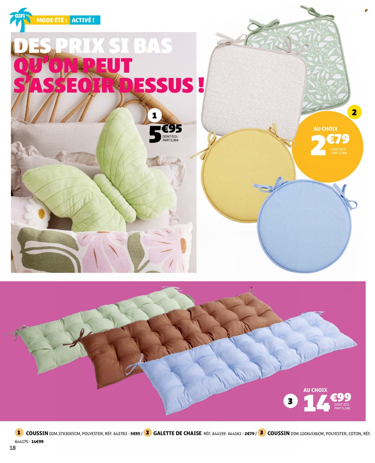 Catalogue GIFI - Mode été : activé ! (2026-05-12 - 2026-05-25)