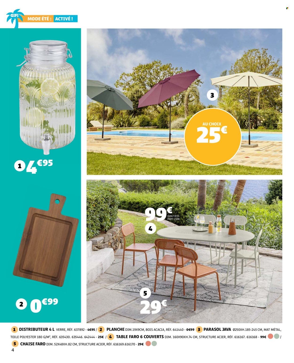 Catalogue GIFI - Mode été : activé ! (2026-05-12 - 2026-05-25)