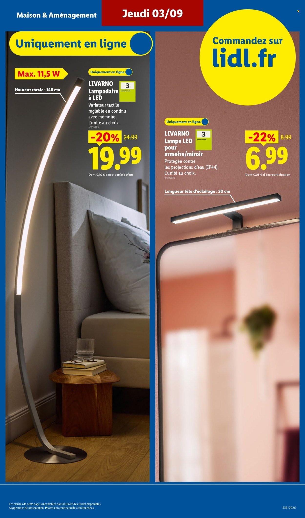 Catalogue LIDL - Les Exclus Web de la semaine