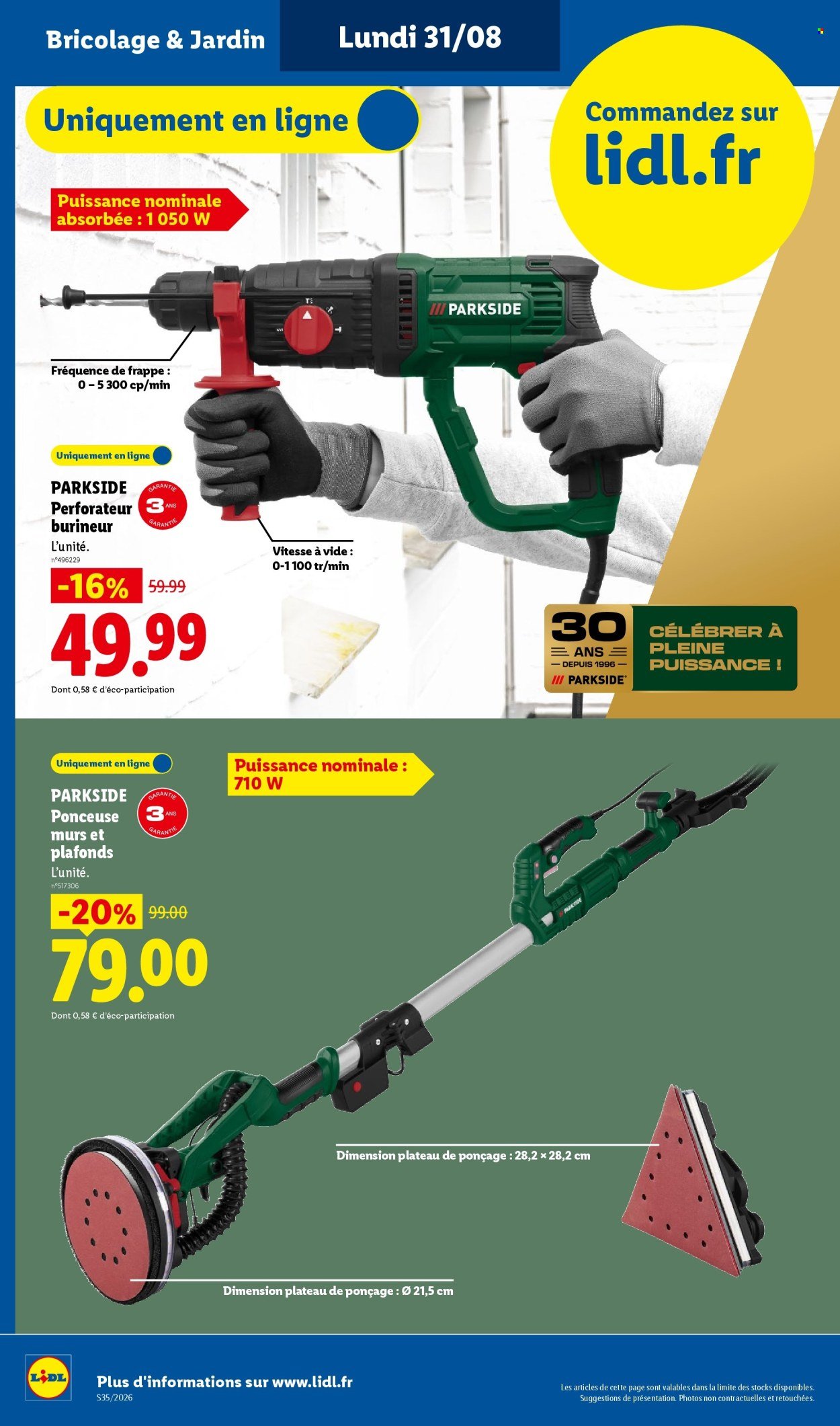 Catalogue LIDL - Les Exclus Web de la semaine