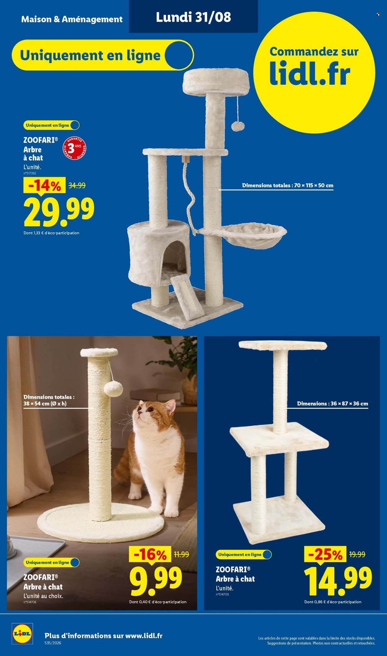 Catalogue LIDL - Les Exclus Web de la semaine