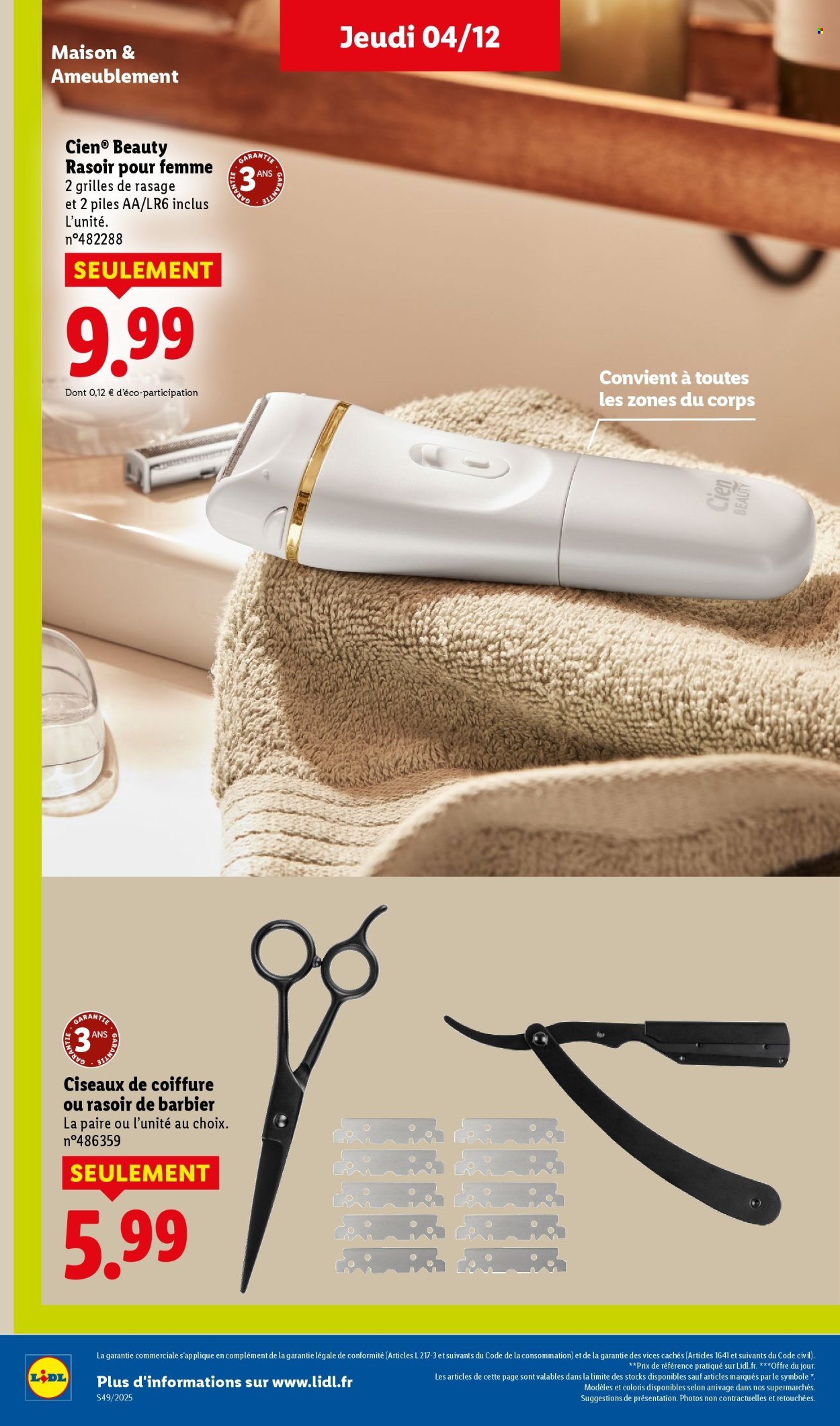 Catalogue LIDL - Les bonnes affaires de la semaine