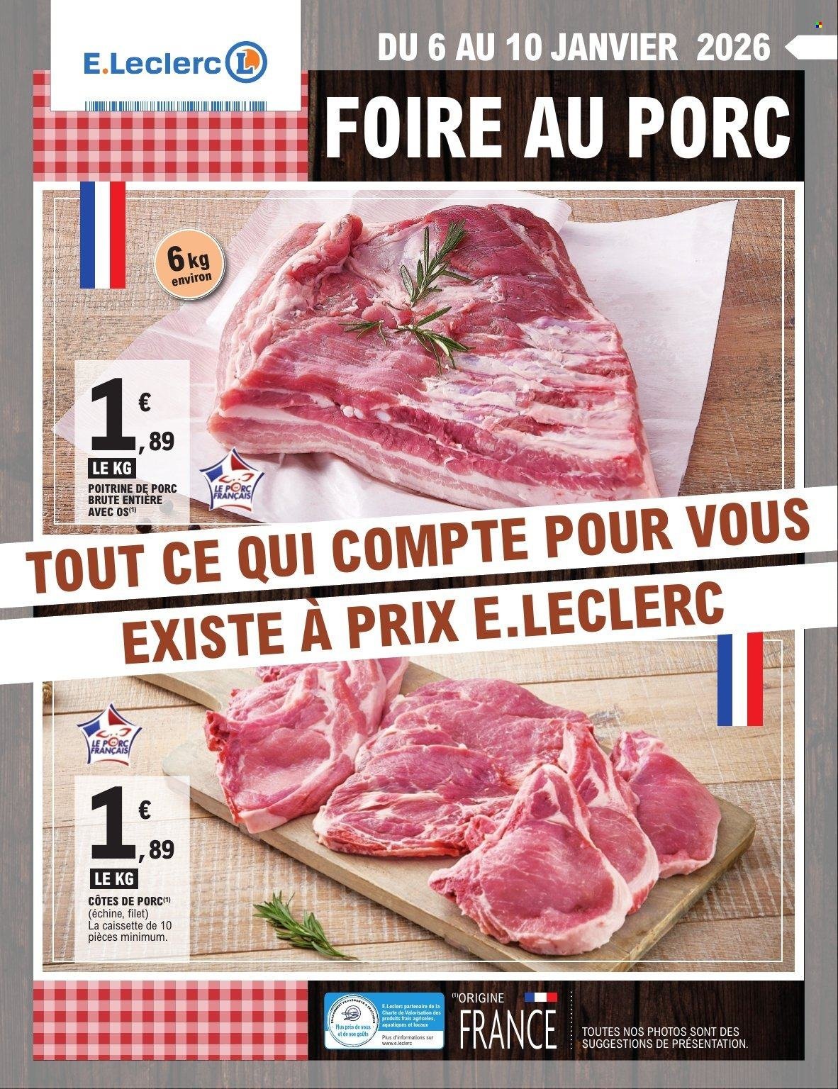 Catalogue E.LECLERC - FOIRE AU PORC