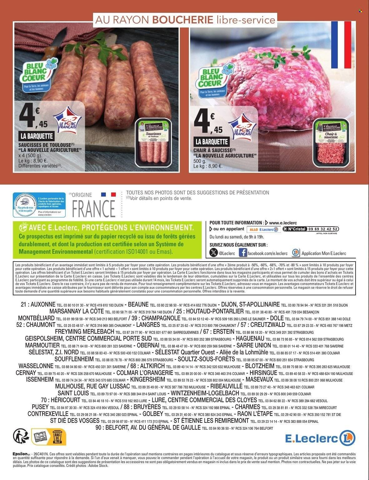 Catalogue E.LECLERC - FOIRE AU PORC (2026-01-06 - 2026-01-10)