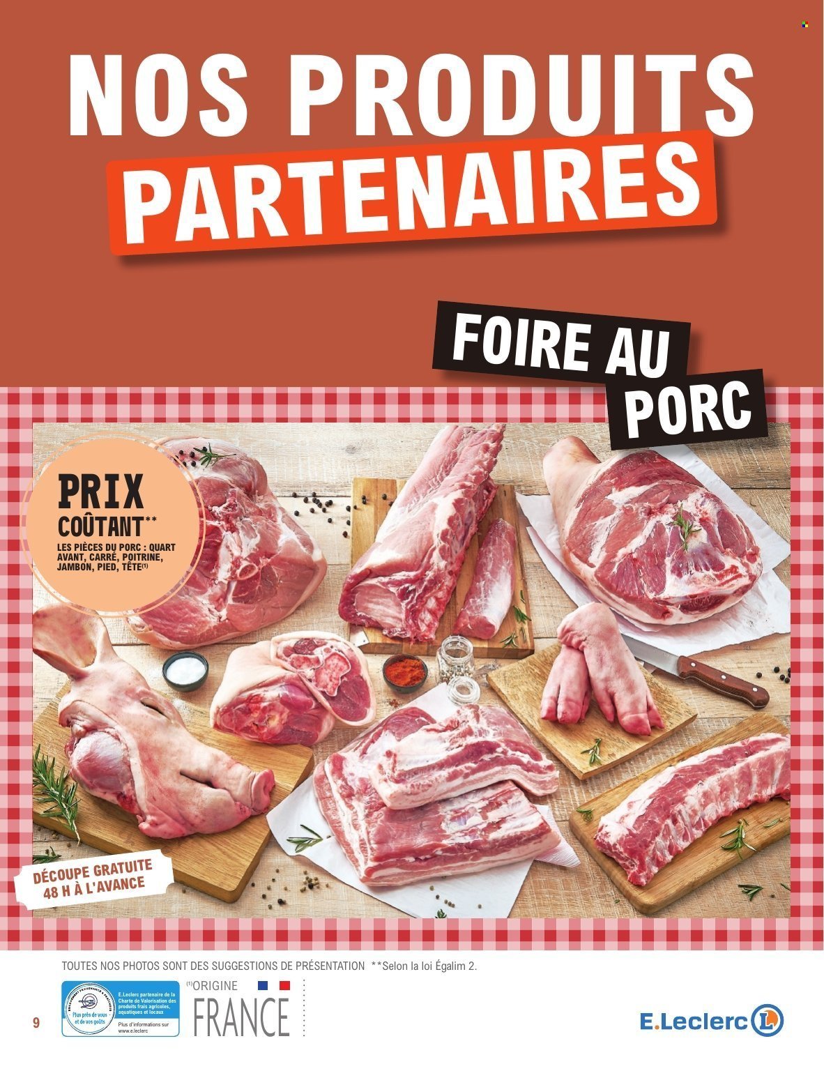 Catalogue E.LECLERC - FOIRE AU PORC (2026-01-06 - 2026-01-10)
