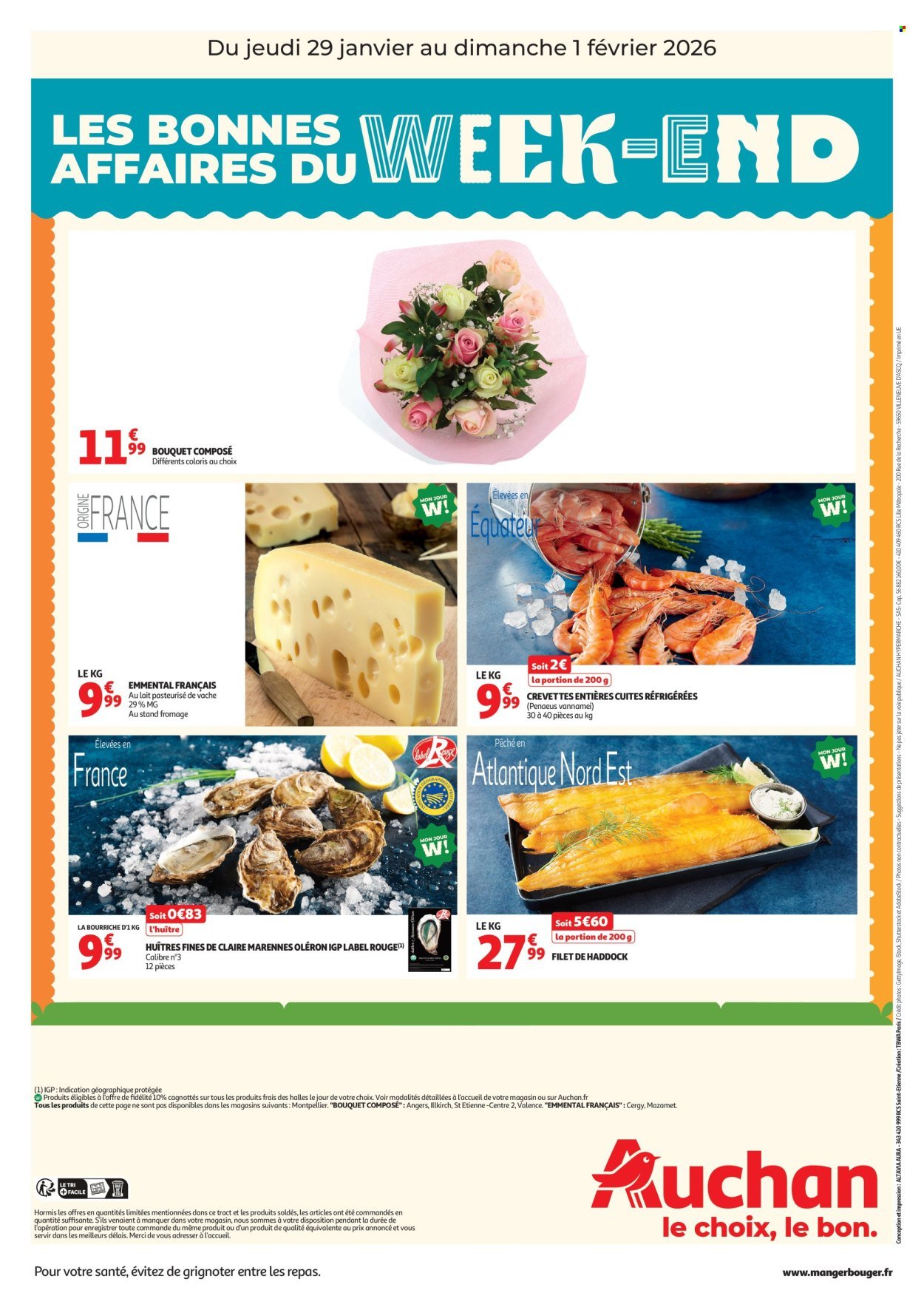 Catalogue AUCHAN - Les bons plans du week-end dans votre hyper !