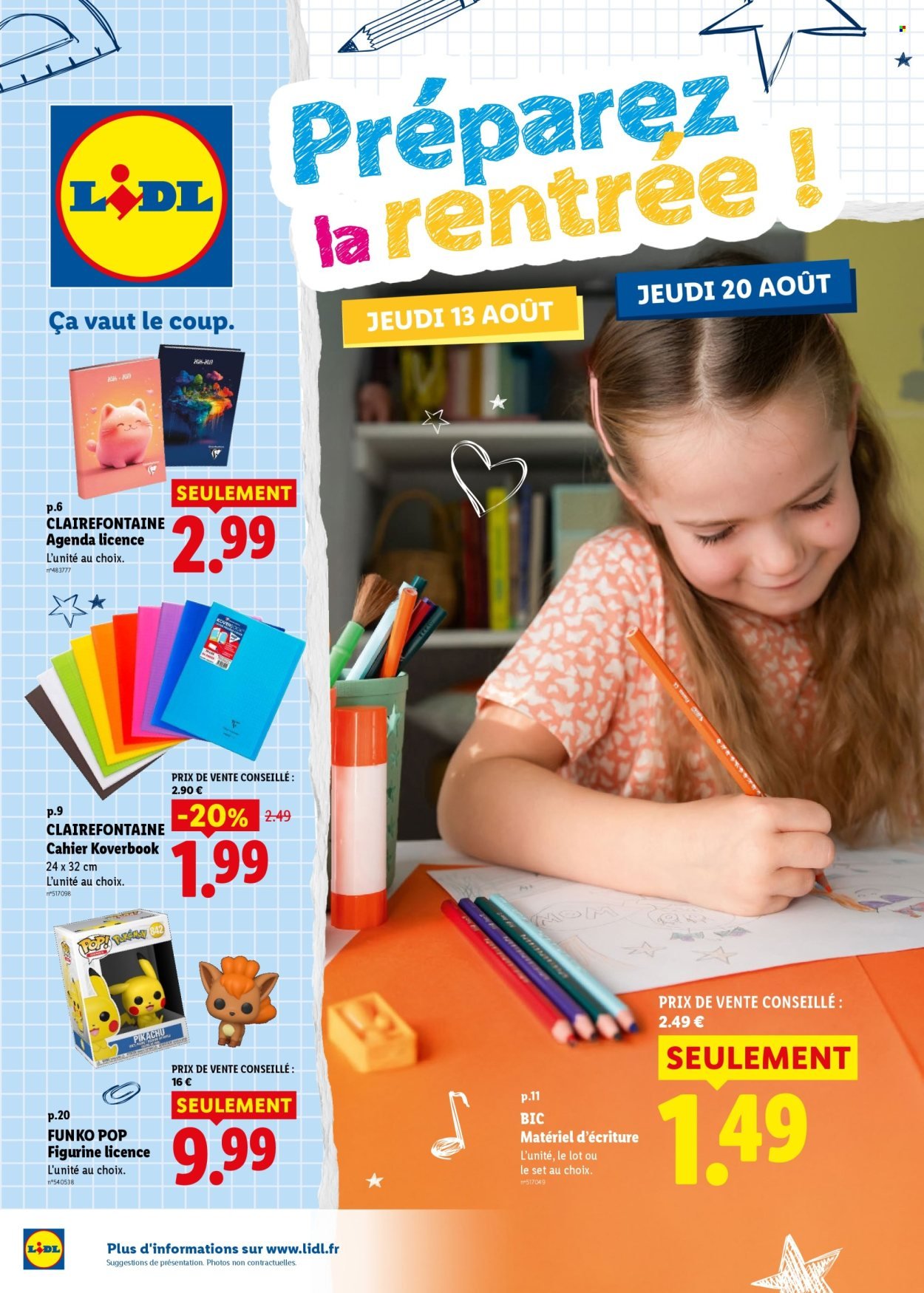 Catalogue LIDL - Préparez la rentrée
