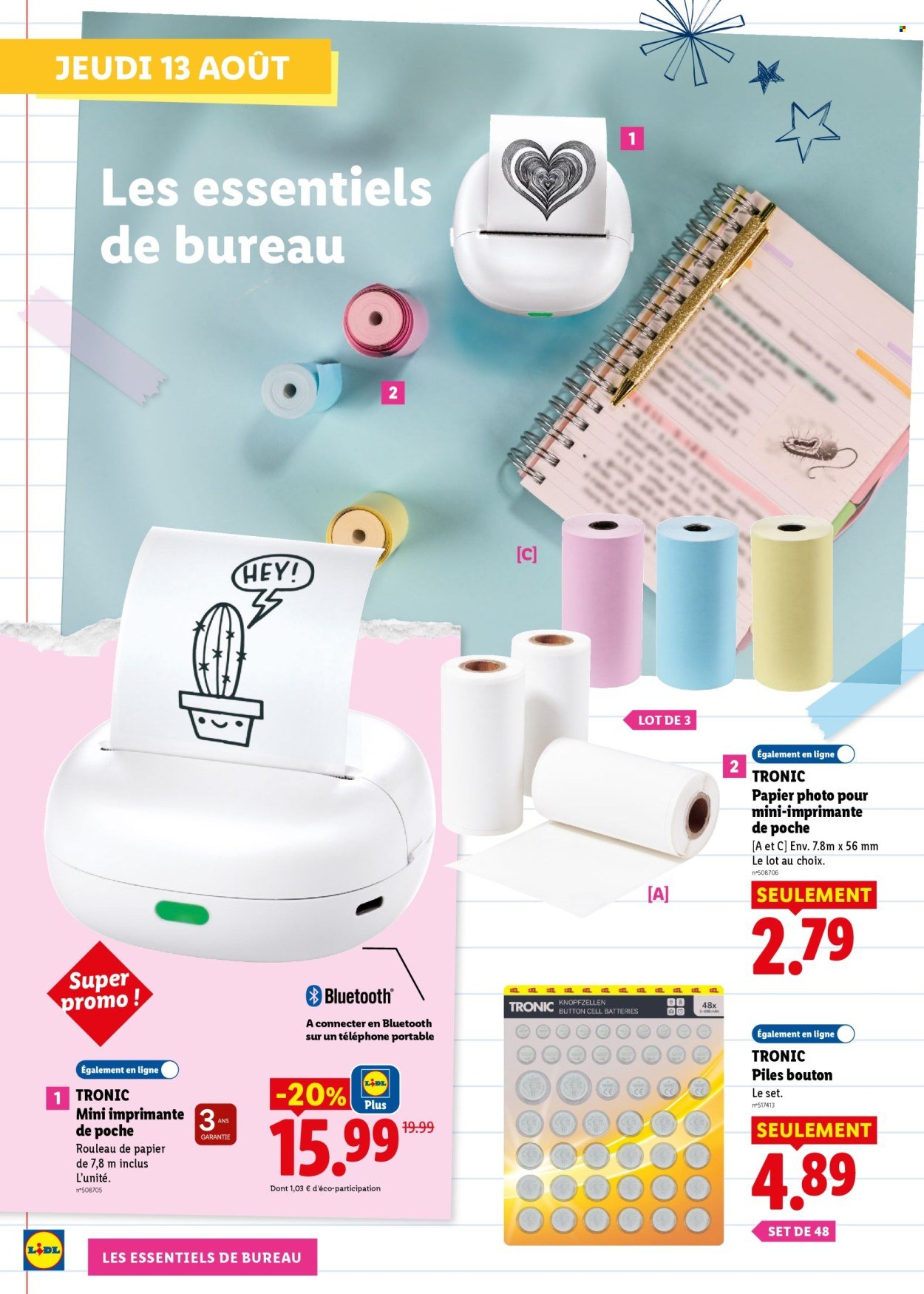 Catalogue LIDL - Préparez la rentrée