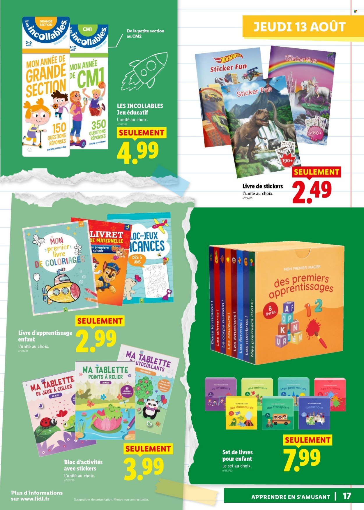 Catalogue LIDL - Préparez la rentrée