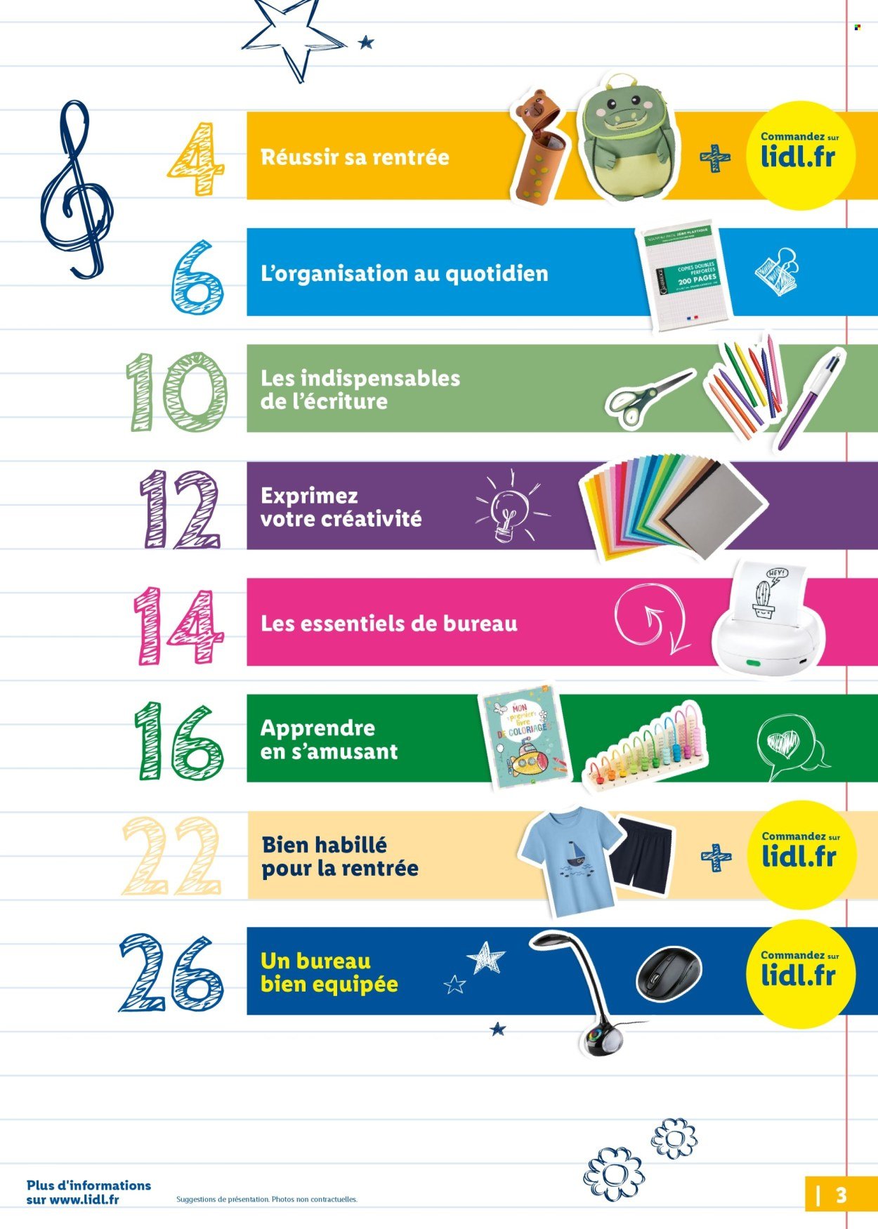 Catalogue LIDL - Préparez la rentrée
