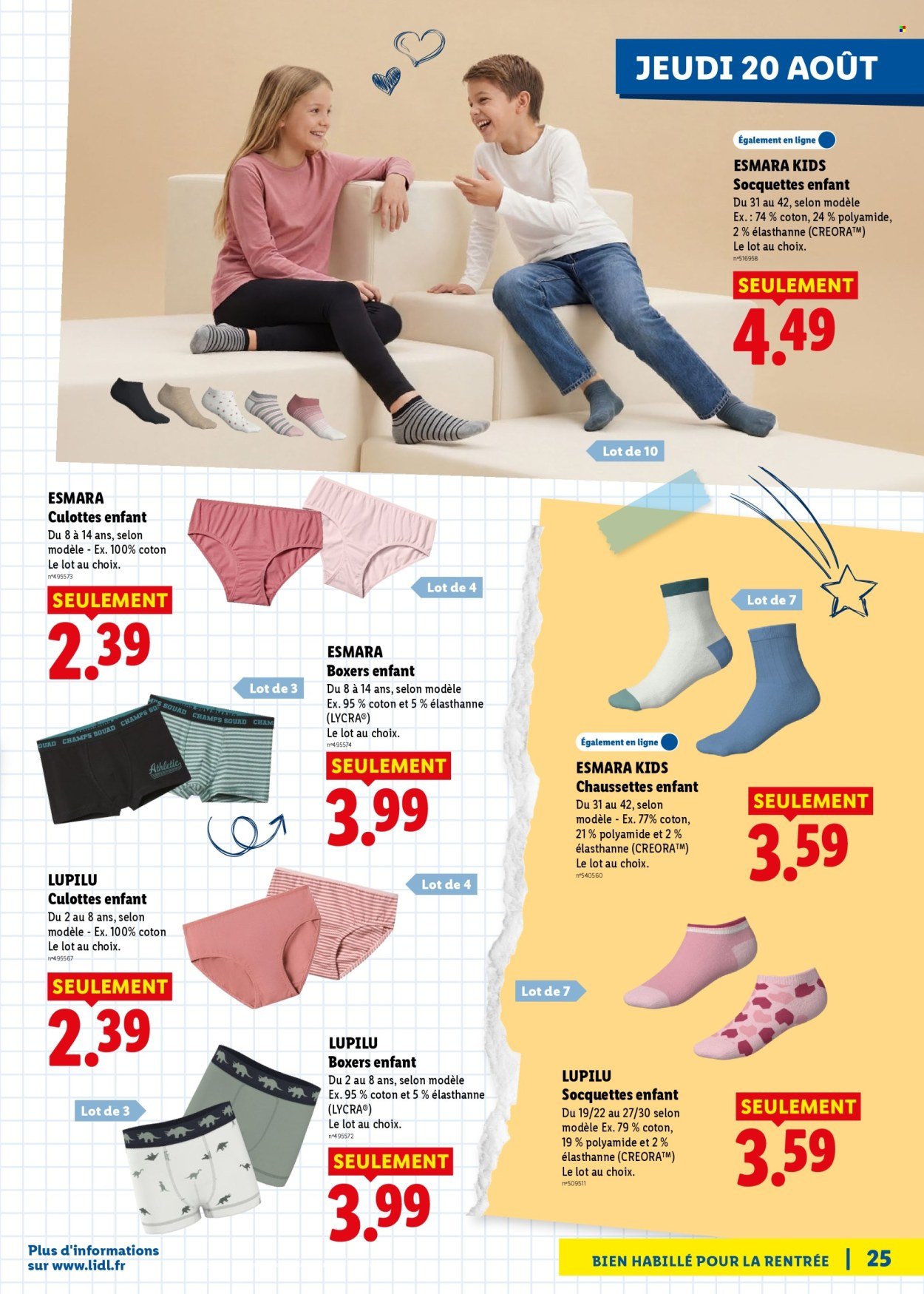 Catalogue LIDL - Préparez la rentrée