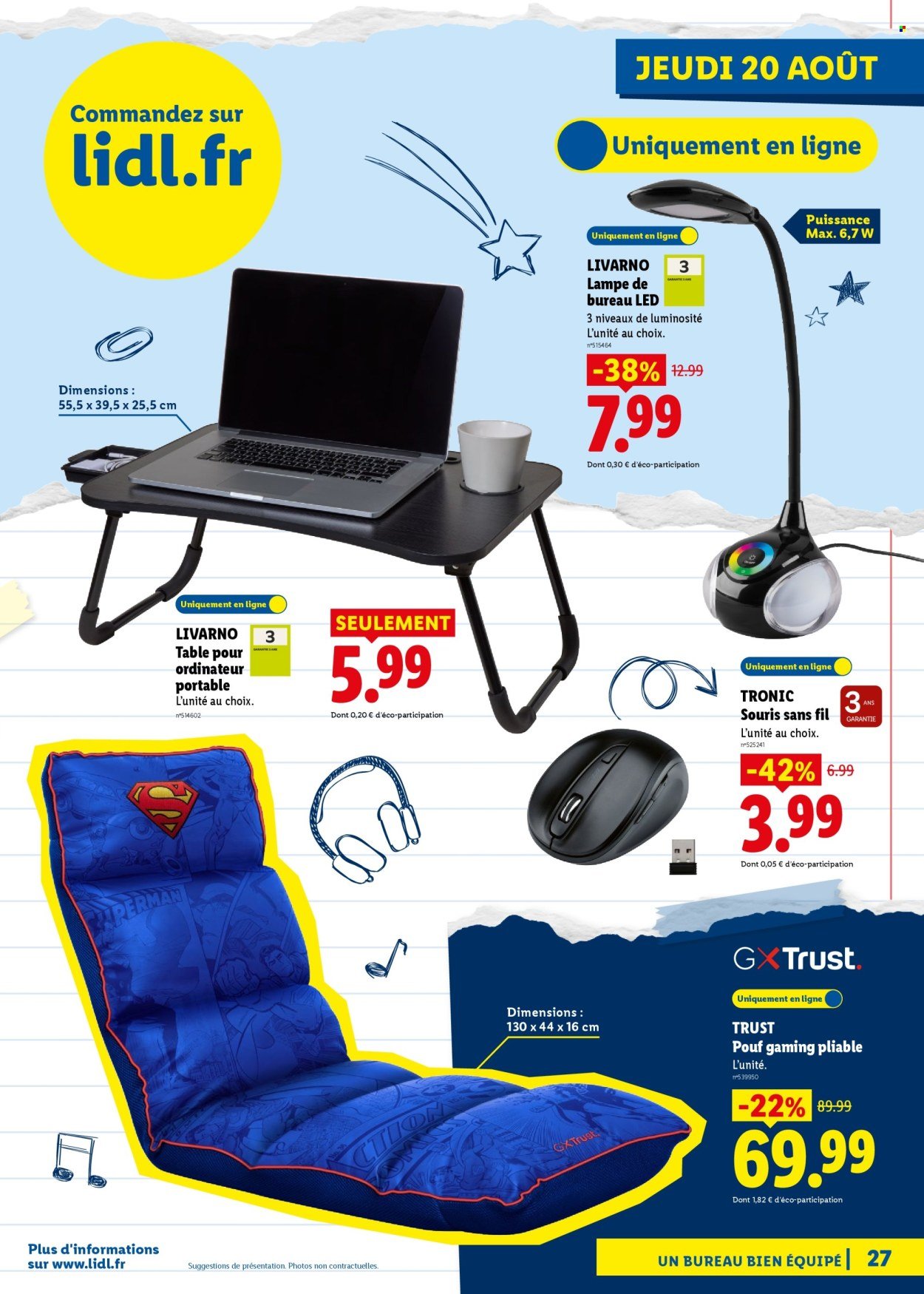 Catalogue LIDL - Préparez la rentrée