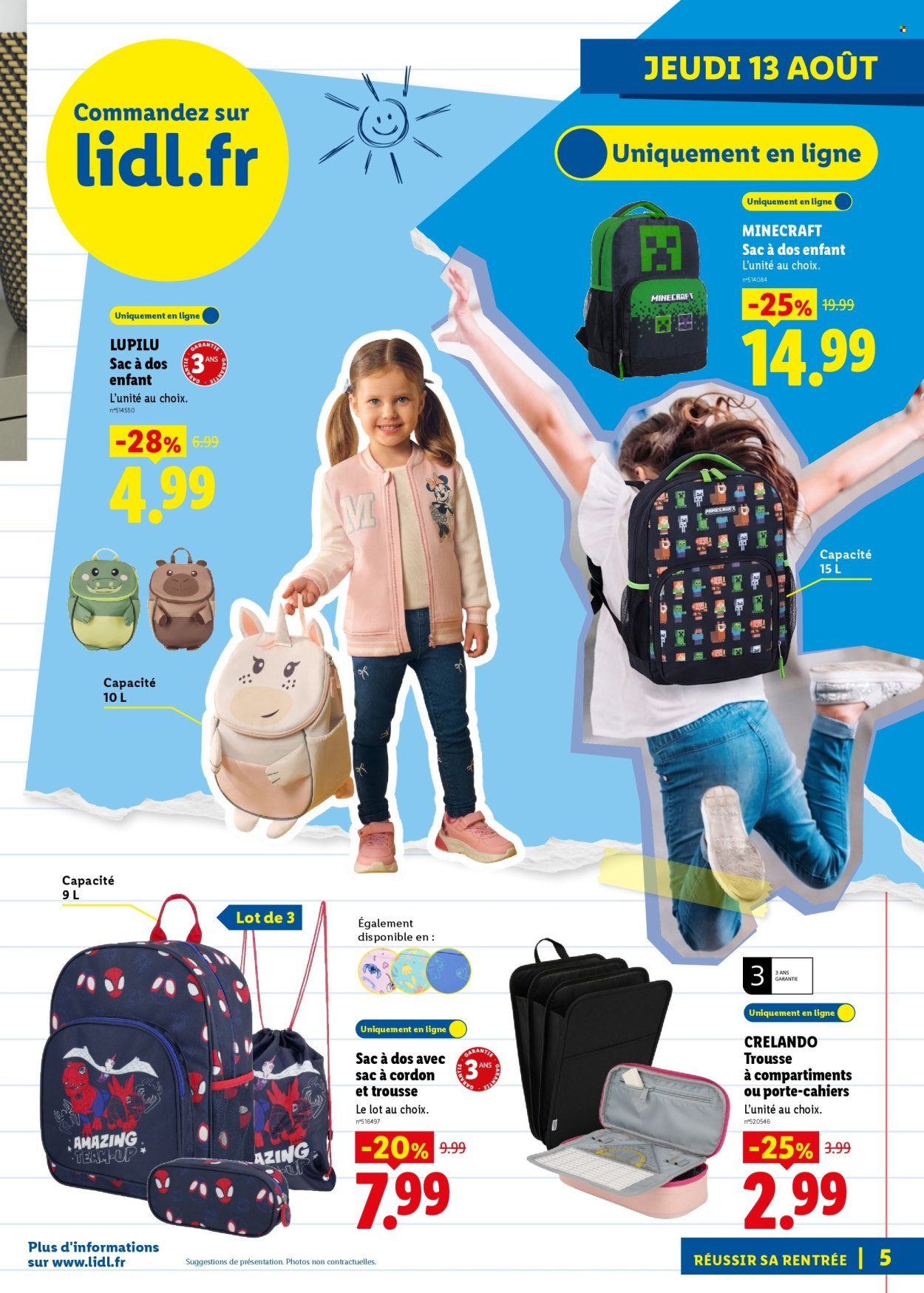 Catalogue LIDL - Préparez la rentrée