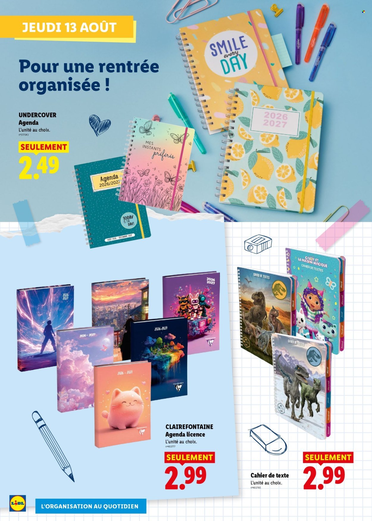 Catalogue LIDL - Préparez la rentrée