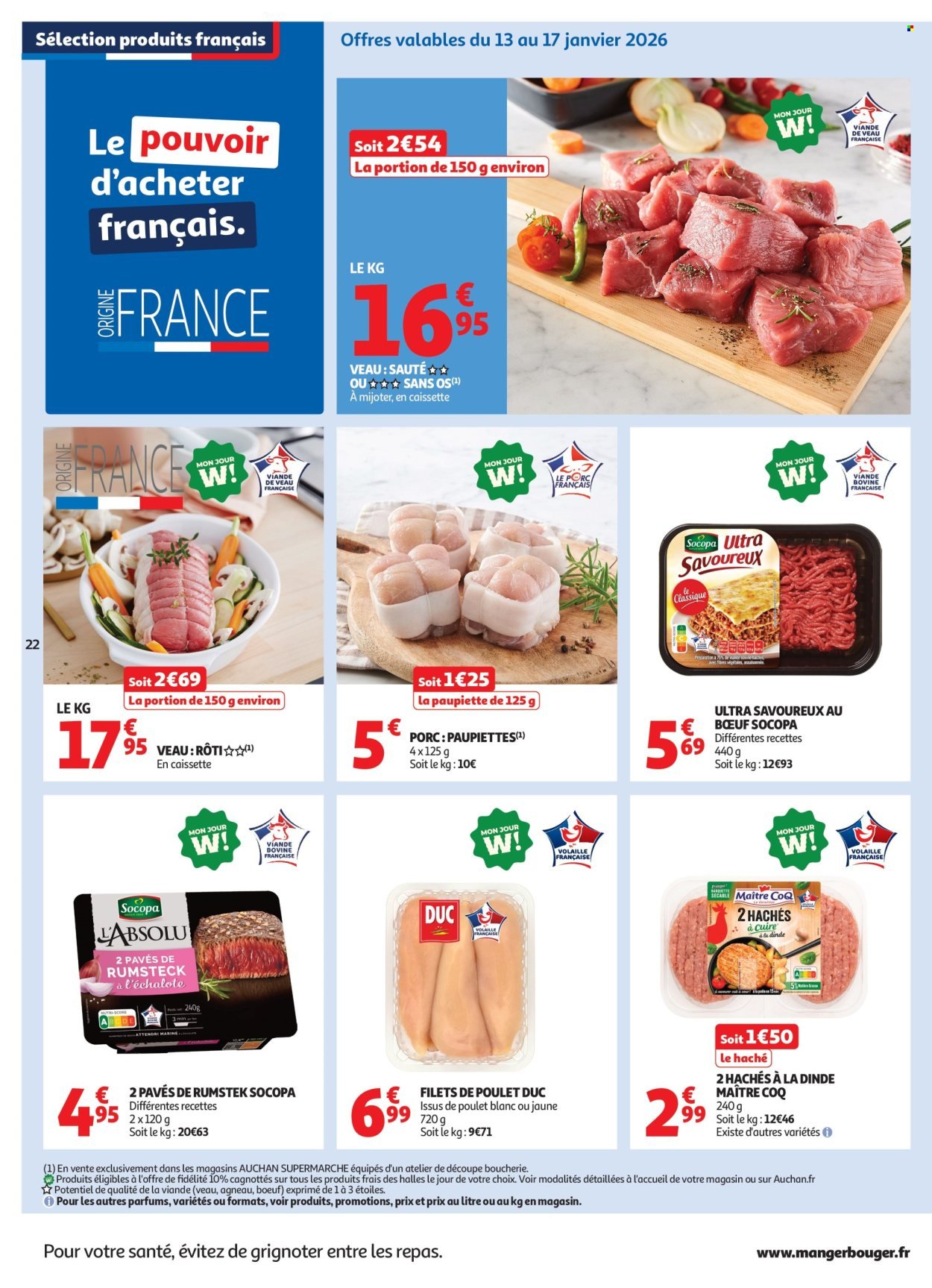 Catalogue AUCHAN - Petits prix savoureux (2026-01-13 - 2026-01-24)