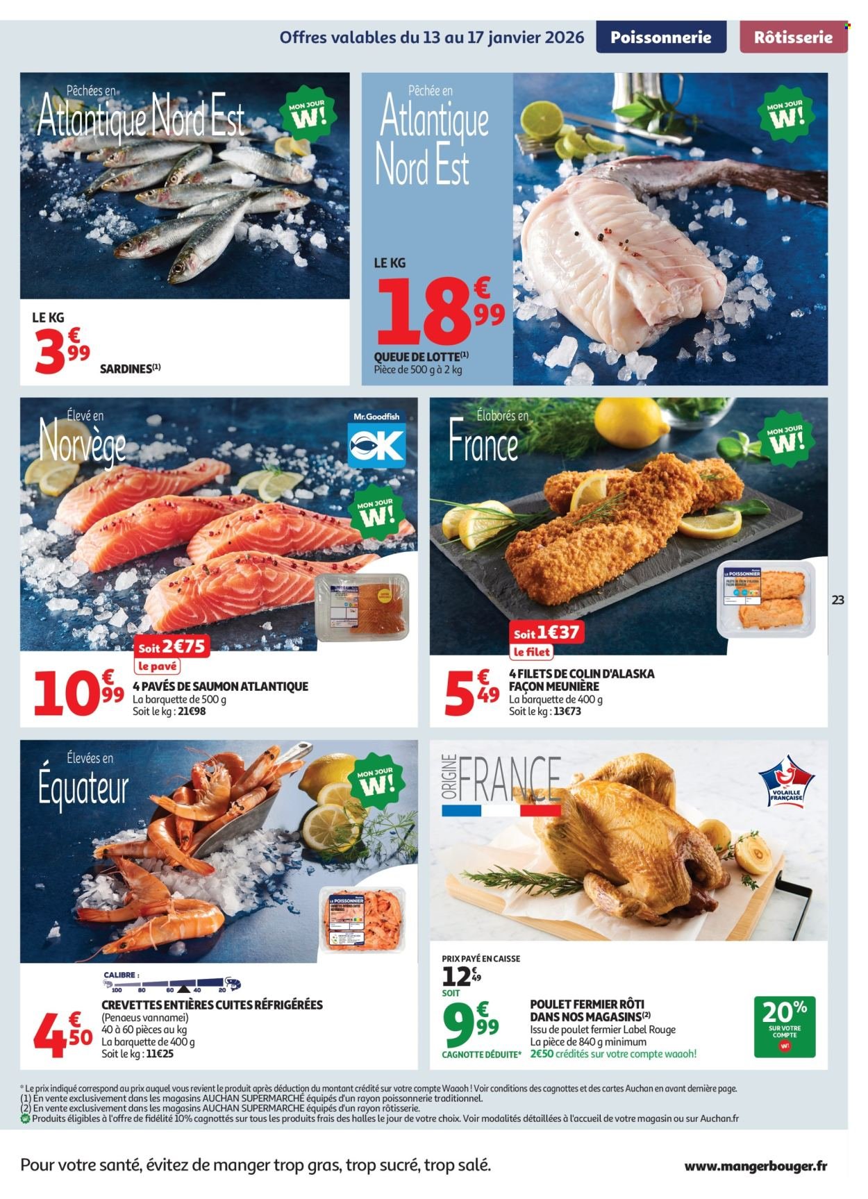 Catalogue AUCHAN - Petits prix savoureux (2026-01-13 - 2026-01-24)