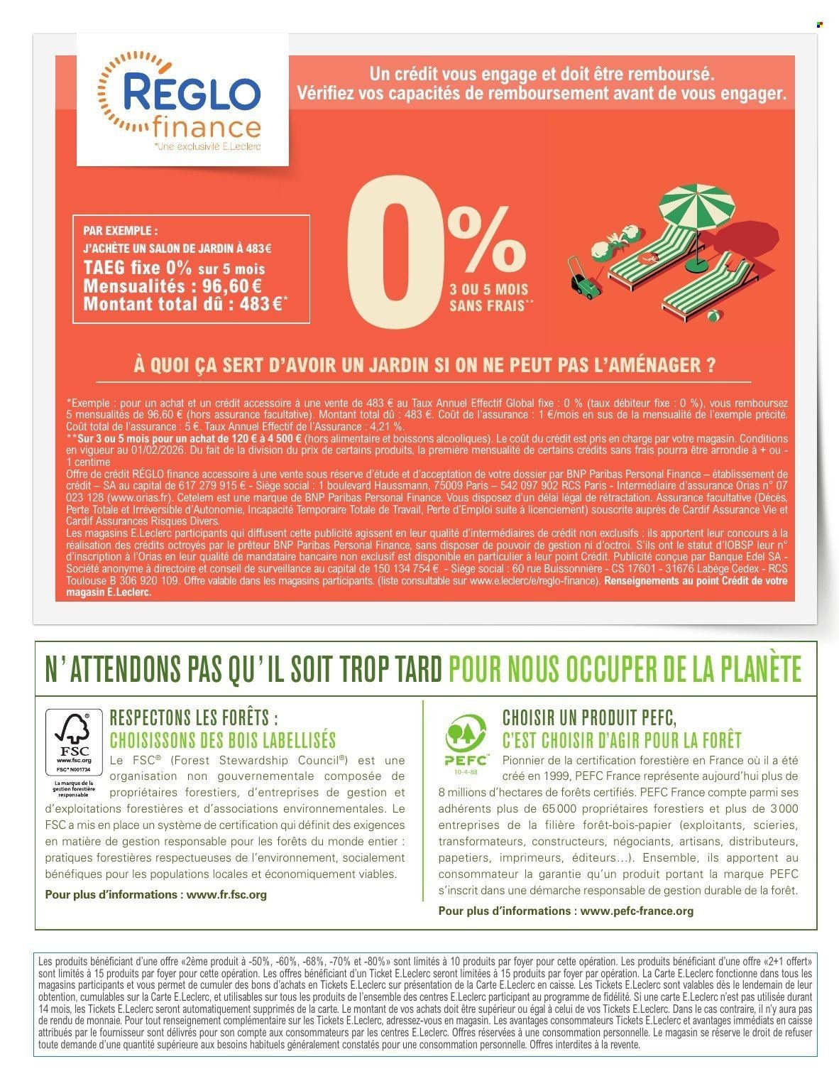 Catalogue E.LECLERC - JARDIN