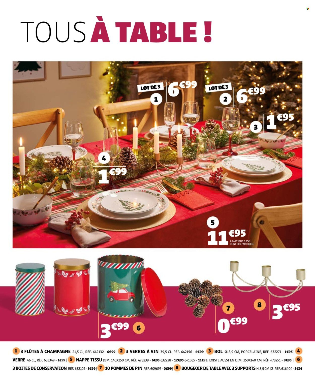 Catalogue GIFI - Tables de fêtes