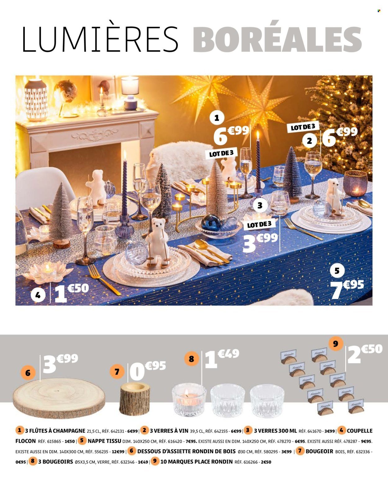 Catalogue GIFI - Tables de fêtes