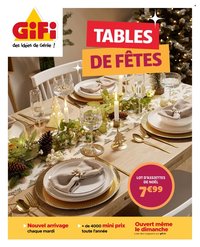 Catalogue GIFI - Tables de fêtes