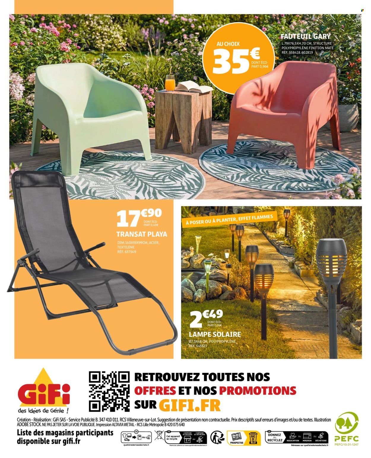 Catalogue GIFI - Le bonheur est dehors !