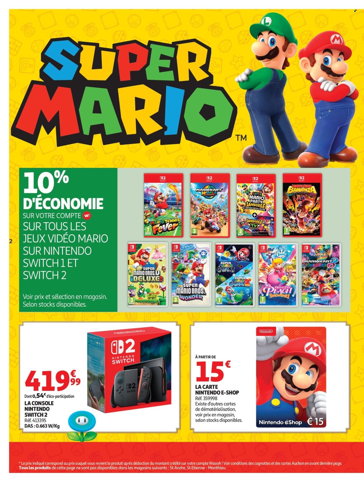 Catalogue AUCHAN - Rentrée scolaire hypers