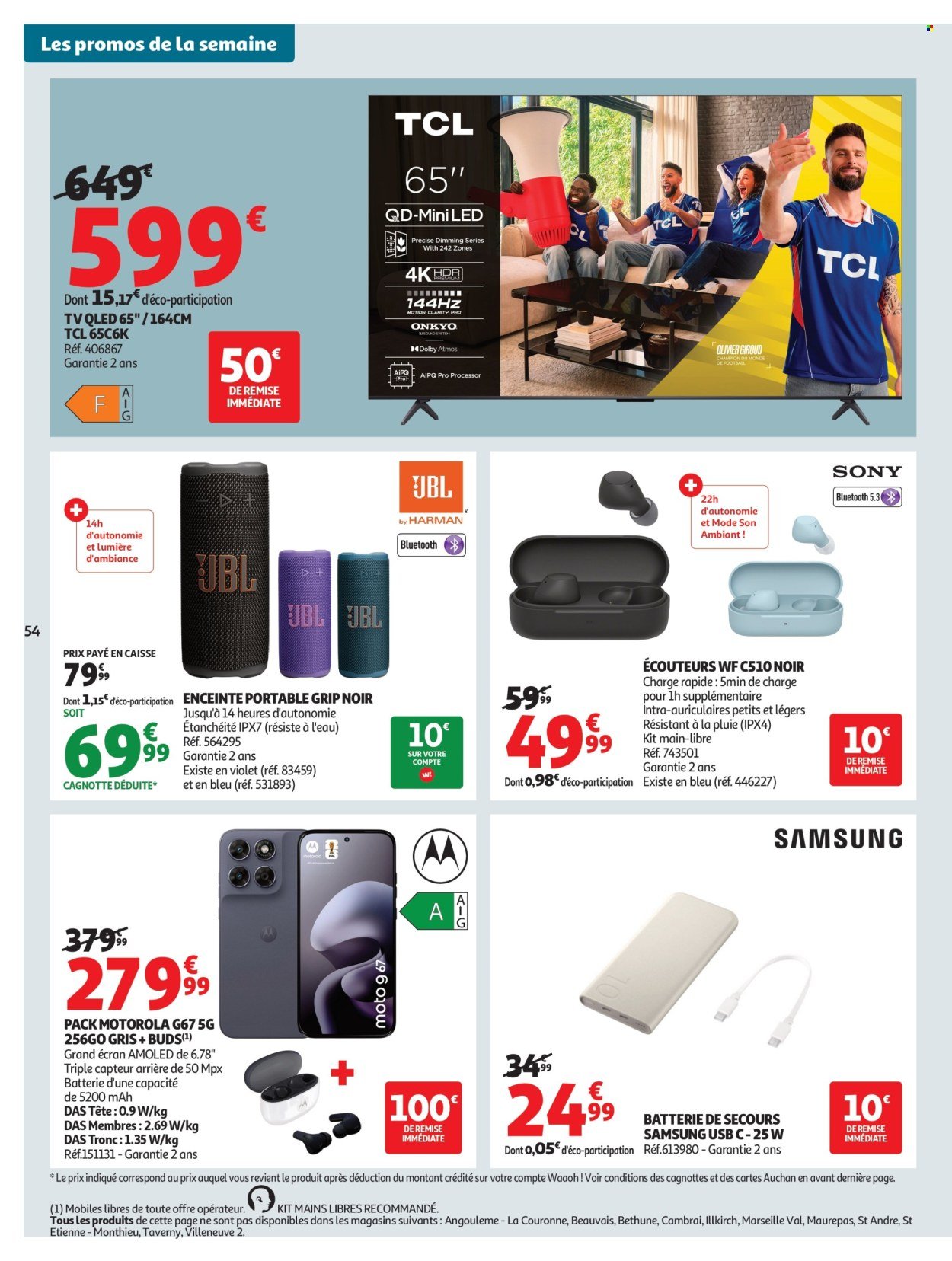Catalogue AUCHAN - Rentrée scolaire hypers