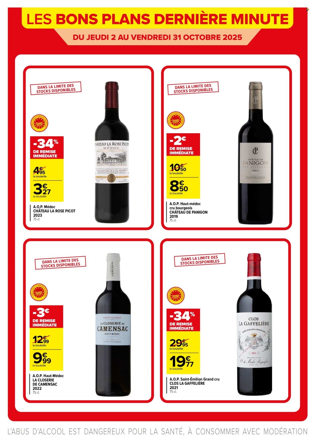 Catalogue CARREFOUR MARKET - LES BONS PLANS VINS A SAISIR DANS VOTRE MARKET