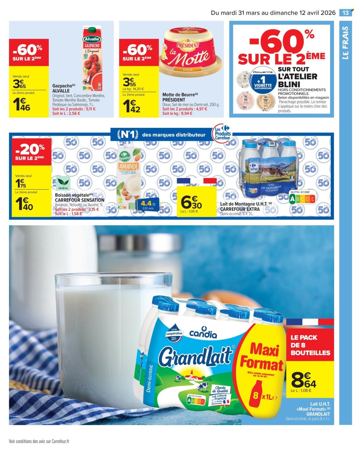 Catalogue CARREFOUR MARKET - LES PROMOS DU QUOTIDIEN ! (2026-03-31 - 2026-04-12)
