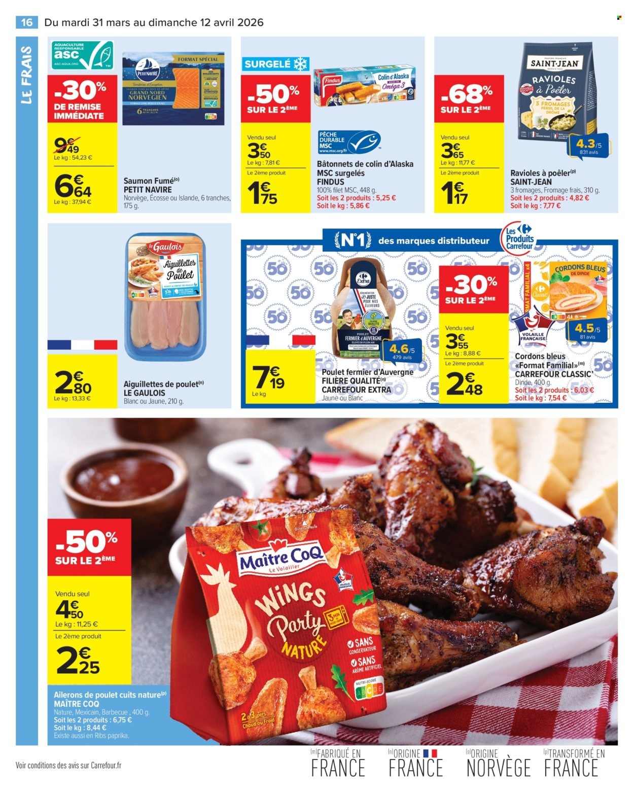 Catalogue CARREFOUR MARKET - LES PROMOS DU QUOTIDIEN ! (2026-03-31 - 2026-04-12)