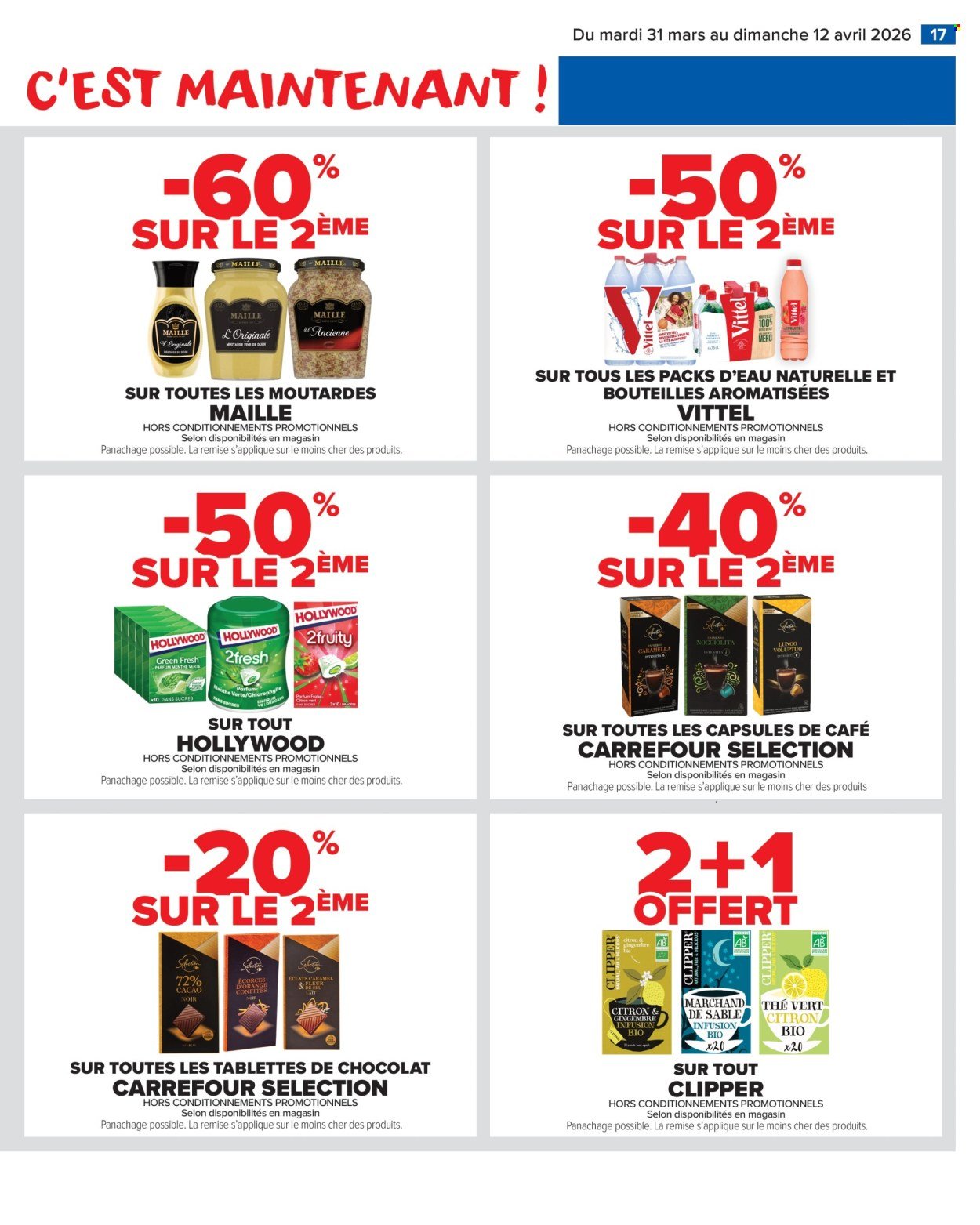Catalogue CARREFOUR MARKET - LES PROMOS DU QUOTIDIEN ! (2026-03-31 - 2026-04-12)