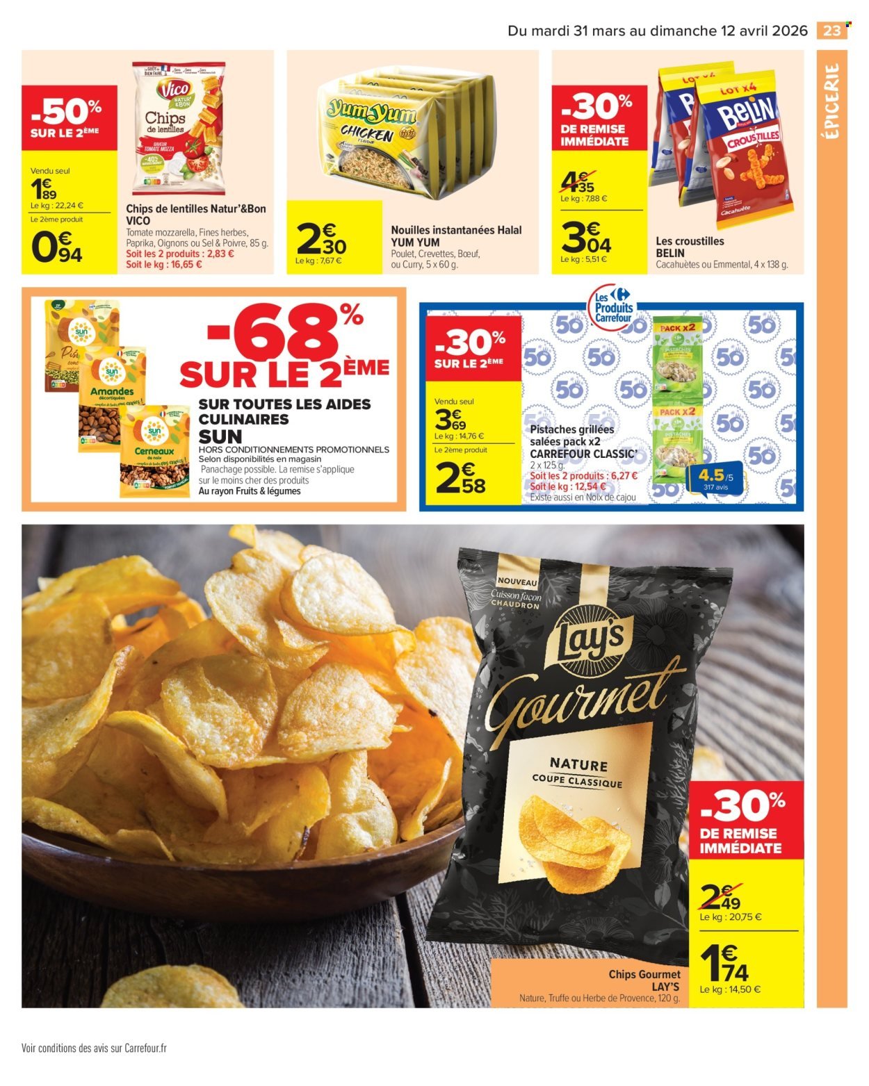 Catalogue CARREFOUR MARKET - LES PROMOS DU QUOTIDIEN ! (2026-03-31 - 2026-04-12)