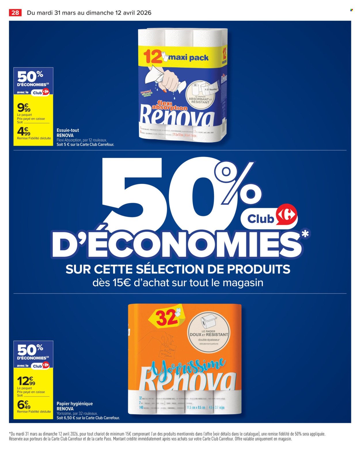 Catalogue CARREFOUR MARKET - LES PROMOS DU QUOTIDIEN ! (2026-03-31 - 2026-04-12)