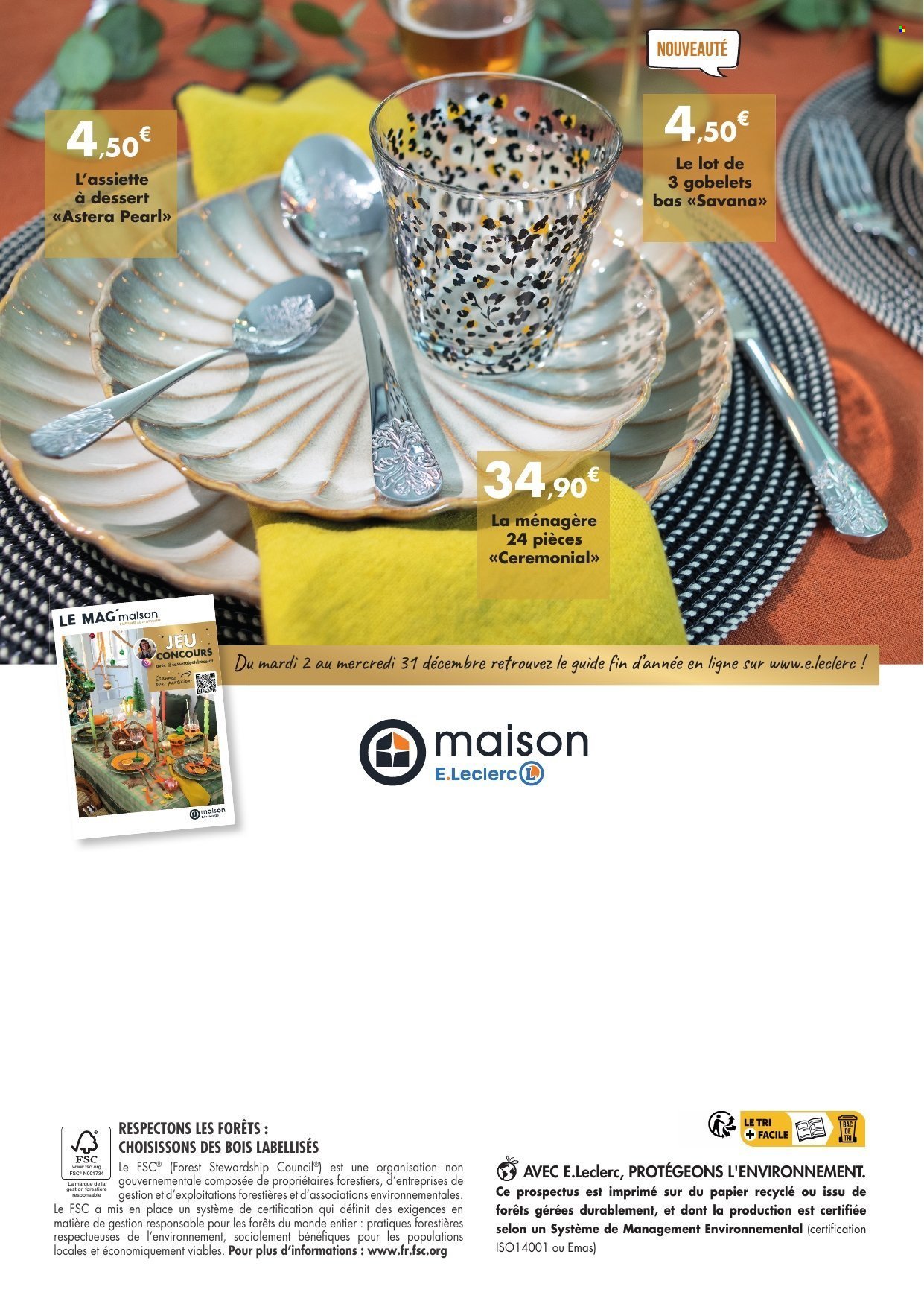 Catalogue E.LECLERC - GUIDE COLLECTION VERALEC AUTOMNE-HIVER 2025 (2025-09-02 - 2025-11-29)