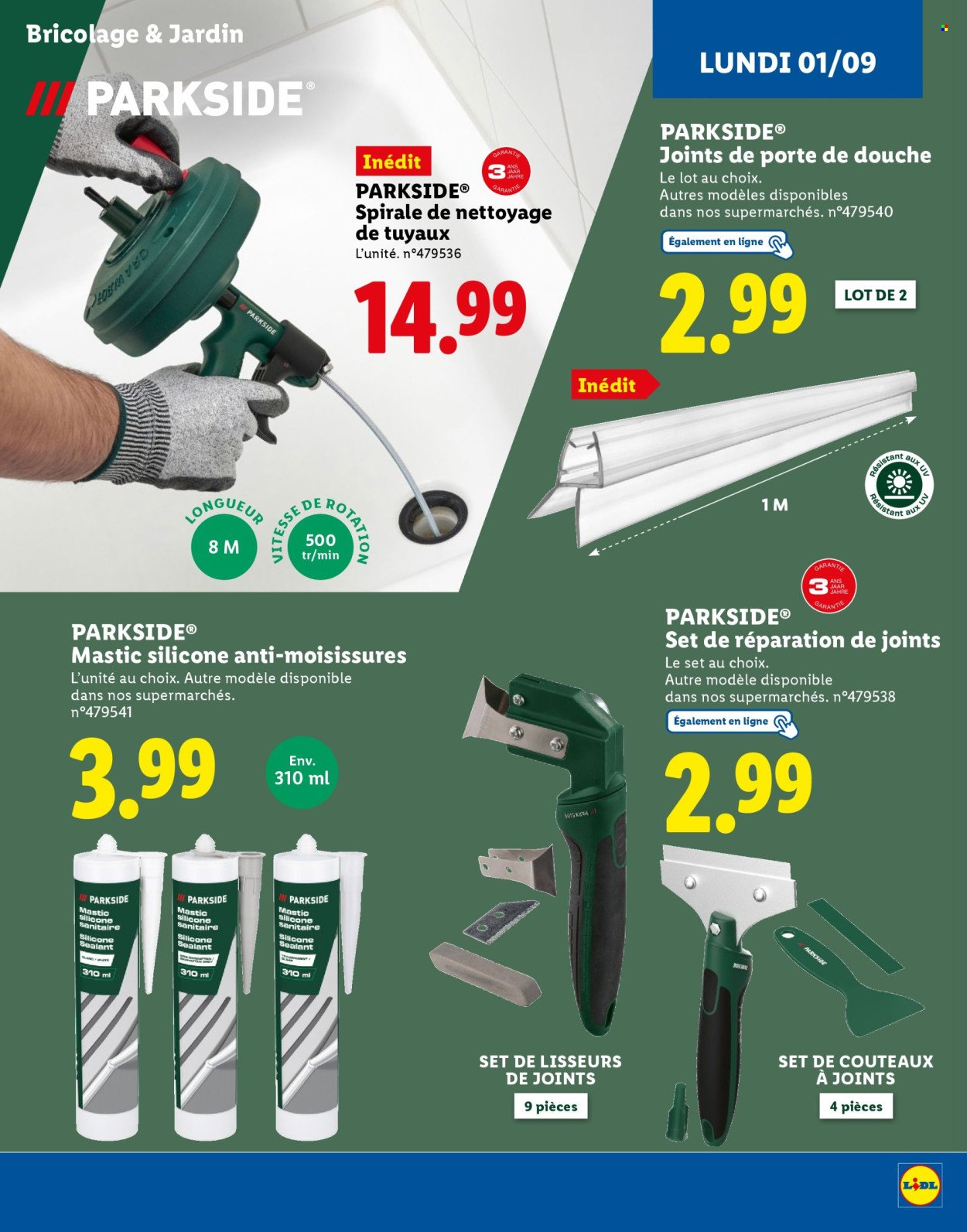 Catalogue LIDL - Catalogue Parkside (2025-09-01 - 2025-09-18)