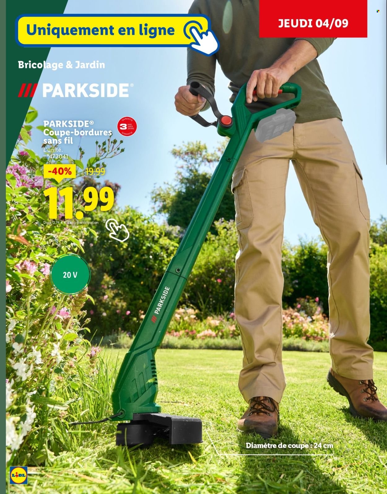 Catalogue LIDL - Catalogue Parkside (2025-09-01 - 2025-09-18)