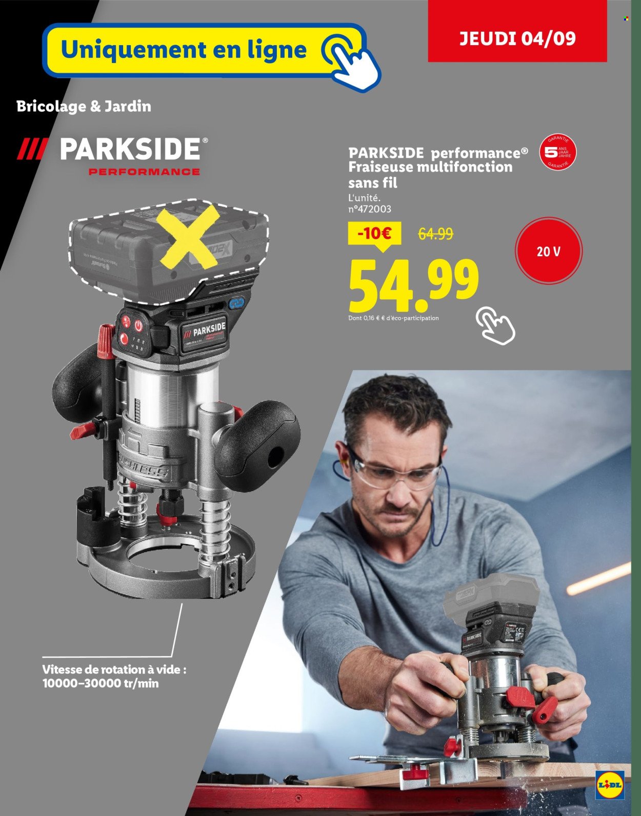 Catalogue LIDL - Catalogue Parkside (2025-09-01 - 2025-09-18)