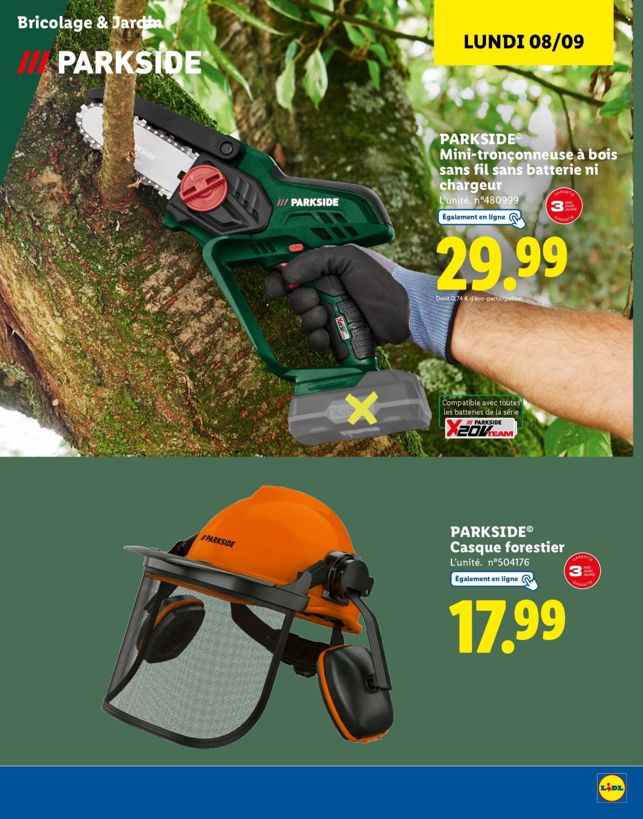 Catalogue LIDL - Catalogue Parkside (2025-09-01 - 2025-09-18)