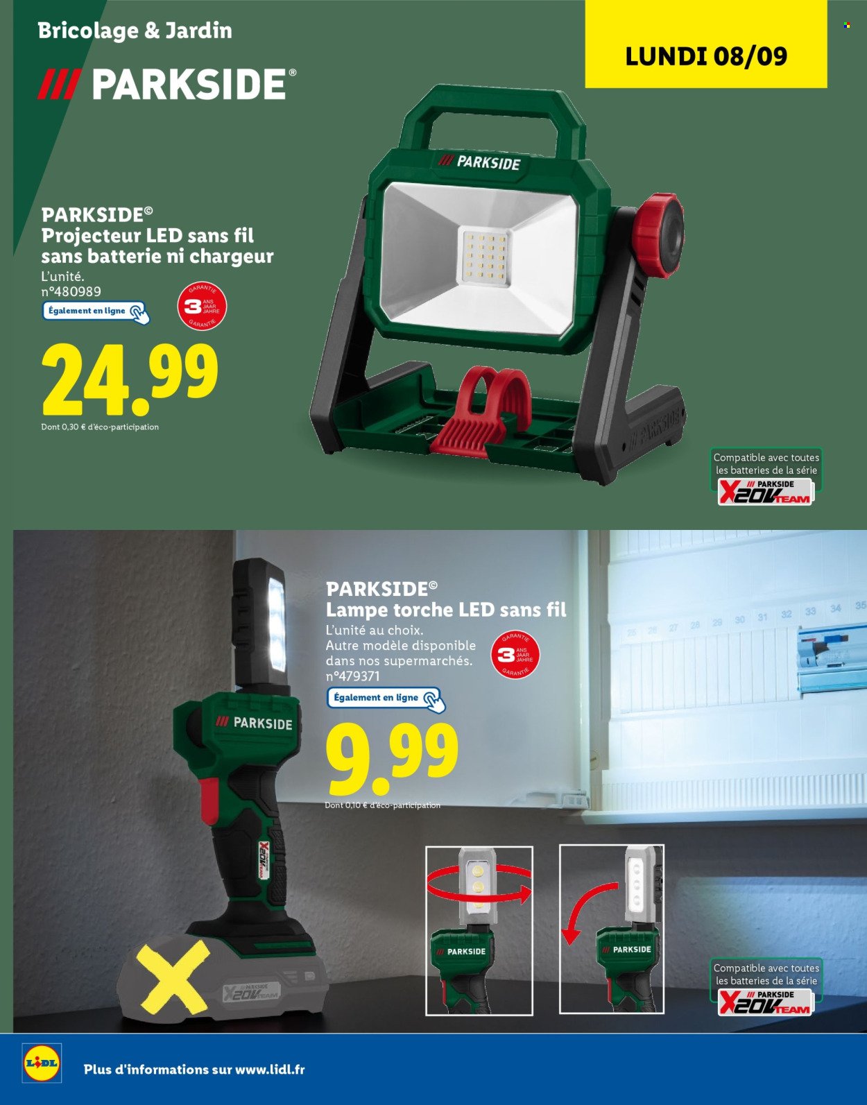 Catalogue LIDL - Catalogue Parkside (2025-09-01 - 2025-09-18)
