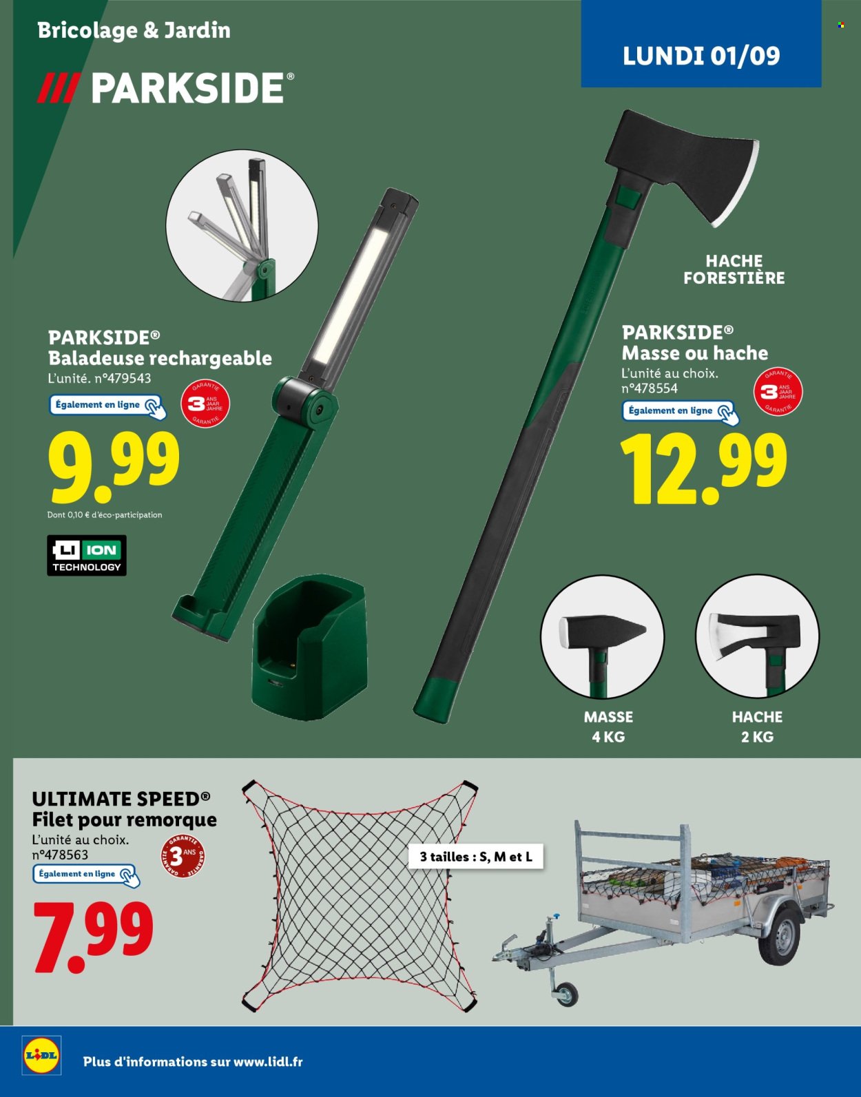 Catalogue LIDL - Catalogue Parkside (2025-09-01 - 2025-09-18)